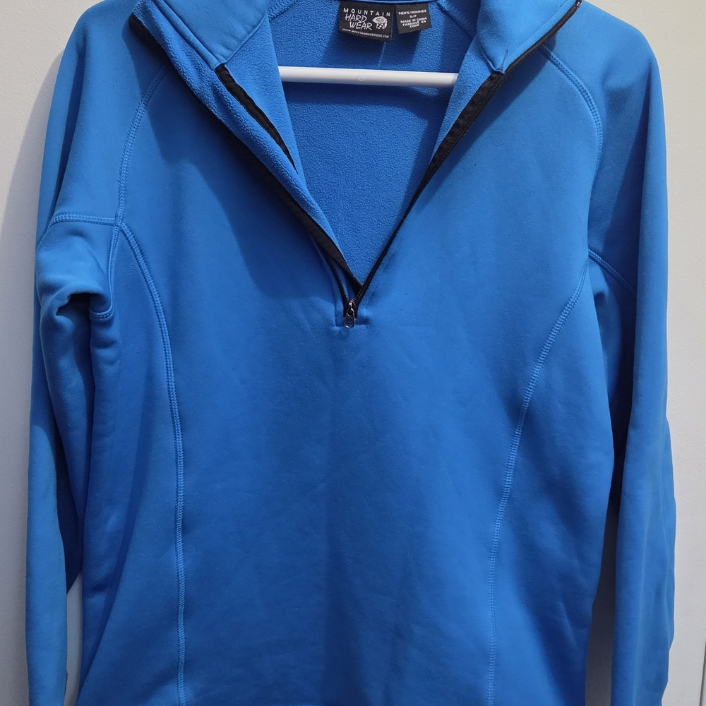 Men's Sm Blue Half-Zip Sweater Mountain Hardware